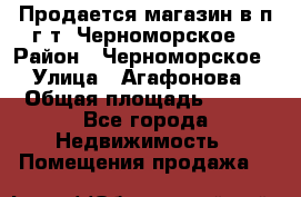 Продается магазин в п.г.т. Черноморское  › Район ­ Черноморское › Улица ­ Агафонова › Общая площадь ­ 100 - Все города Недвижимость » Помещения продажа   